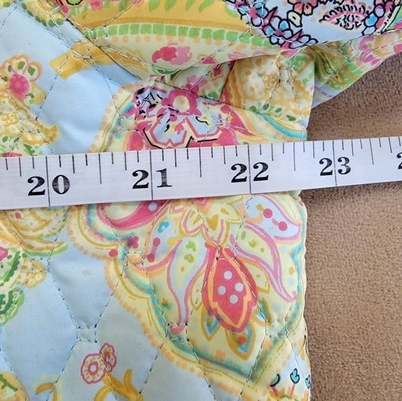 Kate Hill Quilted Snap Front Lined Paisley Print Jacket Size Large EUC - Picture 6 of 9